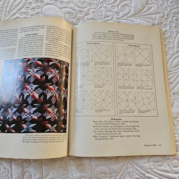 Leisure Arts "Quilt With The Best" 1992 Softcover Book, Techniques & Patterns - Picture 7 of 12